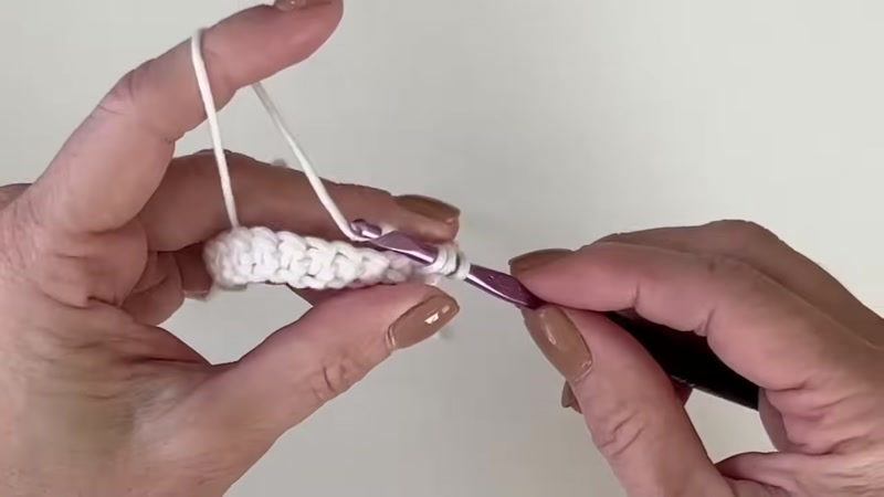 Step 5: Work the Border – Round 1 of Single Crochet