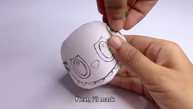 Step 2: Mark and Paint the Facial Features