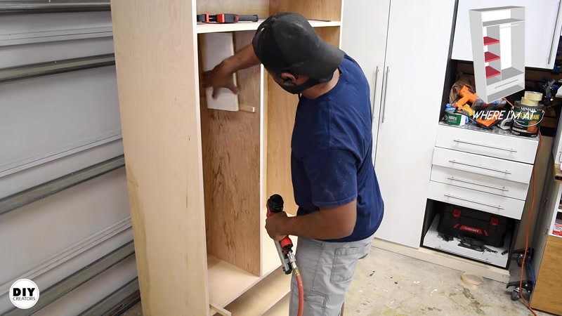 Step 6: Add the Bottom Shelf for the Drawer Enclosure