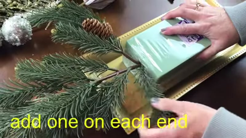 Step 4: Add the Poinsettias